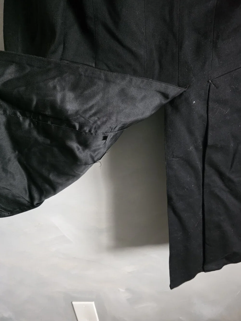 Vintage Fraternity Signed Military Comme Des Garcons Style Black Jacket